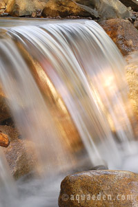 The waterfall of a stream